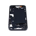 Mid-Frame Housing With Power And Volume Button Compatible For iPhone 14 Plus (International Version) (Aftermarket Plus) (Midnight)