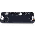 Mid-Frame Housing With Power And Volume Button Compatible For iPhone 14 Plus (International Version) (Aftermarket Plus) (Midnight)