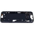 Mid-Frame Housing With Power And Volume Button Compatible For iPhone 14 Plus (International Version) (Aftermarket Plus) (Midnight)