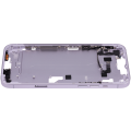 Mid-Frame Housing With Power And Volume Button Compatible For iPhone 14 Plus (International Version) (Aftermarket Plus) (Purple)