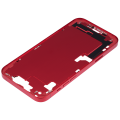 Mid-Frame Housing With Power And Volume Button Compatible For iPhone 14 Plus (International Version) (Aftermarket Plus) (Red)