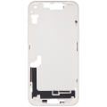 Mid-Frame Housing With Power And Volume Button Compatible For iPhone 14 Plus (International Version) (Aftermarket Plus) (Starlight)