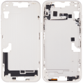 Mid-Frame Housing With Power And Volume Button Compatible For iPhone 14 Plus (International Version) (Aftermarket Plus) (Starlight)