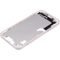 Mid-Frame Housing With Power And Volume Button Compatible For iPhone 14 Plus (International Version) (Aftermarket Plus) (Starlight)