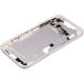Mid-Frame Housing With Power And Volume Button Compatible For iPhone 14 Plus (International Version) (Aftermarket Plus) (Starlight)