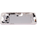 Mid-Frame Housing With Power And Volume Button Compatible For iPhone 14 Plus (International Version) (Aftermarket Plus) (Starlight)