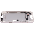Mid-Frame Housing With Power And Volume Button Compatible For iPhone 14 Plus (International Version) (Aftermarket Plus) (Starlight)