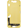 Mid-Frame Housing With Power And Volume Button Compatible For iPhone 14 Plus (International Version) (Aftermarket Plus) (Yellow)