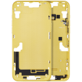 Mid-Frame Housing With Power And Volume Button Compatible For iPhone 14 Plus (International Version) (Aftermarket Plus) (Yellow)