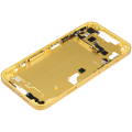 Mid-Frame Housing With Power And Volume Button Compatible For iPhone 14 Plus (International Version) (Aftermarket Plus) (Yellow)