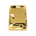 Mid-Frame Housing With Power And Volume Button Compatible For iPhone 14 Plus (International Version) (Aftermarket Plus) (Yellow)