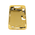 Mid-Frame Housing With Power And Volume Button Compatible For iPhone 14 Plus (International Version) (Aftermarket Plus) (Yellow)