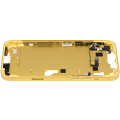 Mid-Frame Housing With Power And Volume Button Compatible For iPhone 14 Plus (International Version) (Aftermarket Plus) (Yellow)