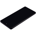OLED Assembly With Frame Compatible For Motorola Moto Edge 40 (XT2303-3 / 2023) (Refurbished) (Eclipse Black)