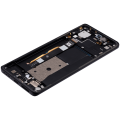 OLED Assembly With Frame Compatible For Motorola Moto Edge 40 (XT2303-3 / 2023) (Refurbished) (Eclipse Black)