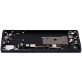OLED Assembly With Frame Compatible For Motorola Moto Edge 40 (XT2303-3 / 2023) (Refurbished) (Eclipse Black)