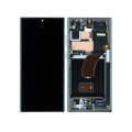 OLED Assembly With Frame Compatible For Samsung Galaxy S23 Ultra 5G (US & International) (Used OEM Pull: Grade A) (Green)