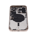 Back Housing W/ Small Pre-Installed Compatible For iPhone 14 Pro Max (International Version) (No Logo) (Aftermarket Plus) (Gold)
