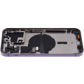 Back Housing W/ Small Pre-Installed Compatible For iPhone 14 Pro Max (U.S Version) (Aftermarket Plus) (Deep Purple)