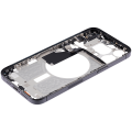 Mid-Frame Housing With Power And Volume Button Compatible For iPhone 15 Pro Max (US Version) (Used OEM Pull: Grade A) (Black Titanium)