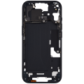 Mid-Frame Housing With Power And Volume Button Compatible For iPhone 15 (US Version) (Used OEM Pull: Grade A) (Black)