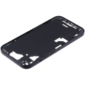 Mid-Frame Housing With Power And Volume Button Compatible For iPhone 15 (US Version) (Used OEM Pull: Grade A) (Black)