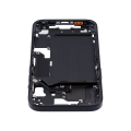 Mid-Frame Housing With Power And Volume Button Compatible For iPhone 15 (US Version) (Used OEM Pull: Grade A) (Black)