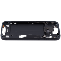 Mid-Frame Housing With Power And Volume Button Compatible For iPhone 15 (US Version) (Used OEM Pull: Grade A) (Black)