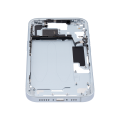 Mid-Frame Housing With Power And Volume Button Compatible For iPhone 15 (US Version) (Used OEM Pull: Grade A) (Blue)