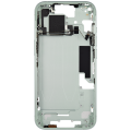 Mid-Frame Housing With Power And Volume Button Compatible For iPhone 15 (US Version) (Used OEM Pull: Grade A) (Green)