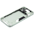 Mid-Frame Housing With Power And Volume Button Compatible For iPhone 15 (US Version) (Used OEM Pull: Grade A) (Green)
