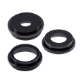 Back Camera Lens With Bracket & Bezel Compatible For iPhone 15 Pro (3 Piece Set) (Premium) (Black Titanium)