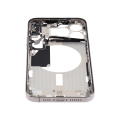 Mid-Frame Housing With Power And Volume Button Compatible For iPhone 15 Pro Max (US Version) (Used OEM Pull: Grade A) (Natural Titanium)