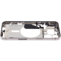 Mid-Frame Housing With Power And Volume Button Compatible For iPhone 15 Pro Max (US Version) (Used OEM Pull: Grade A) (Natural Titanium)