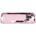 Mid-Frame Housing With Power And Volume Button Compatible For iPhone 15 (US Version) (Used OEM Pull: Grade A) (Pink)