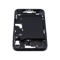 Mid-Frame Housing With Power And Volume Button Compatible For iPhone 15 Plus (US Version) (Used OEM Pull: Grade A) (Black)