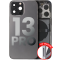 Back Housing W/ Small Components Pre-Installed Compatible For iPhone 13 Pro (US Version) (Used OEM Pull: Grade C) (Graphite)