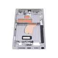 Mid-Frame Housing Compatible For Samsung Galaxy S23 Ultra 5G (US & International Version) (Sky Blue / Lime)