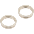 Back Camera Bezel Ring Only Compatible For iPhone 15 / 15 Plus (Yellow) (2 Piece Set)