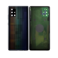 Back Cover Glass With Camera Lens Compatible Samsung Galaxy A71 5G (A716V / 2020) (Prism Bricks Black) (Service Pack)