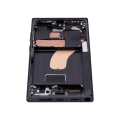 OLED Assembly With Frame Compatible For Samsung Galaxy S23 Ultra (US & International) (Aftermarket Plus) (Phantom Black)