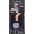 OLED Assembly With Frame Compatible For Samsung Galaxy S22 Ultra 5G (US & International Version) (Refurbished) (Phantom Black)