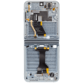 Inner OLED Assembly With Frame For Samsung Galaxy Z Flip 5 5G (US & International) (Refurbished) (Blue)