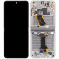 Inner OLED Assembly With Frame For Samsung Galaxy Z Flip 5 5G (US & International) (Refurbished) (Cream)