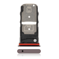 Single Sim Card Tray Compatible For Motorola Edge Plus 5G (XT2061-3 / 2020) (Sangria)