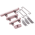 Hard Buttons (Power / Volume / Switch) Compatible For iPhone 15 / 15 Plus (Pink)