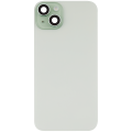 Back Glass With Steel Plate With Wireless NFC Charging MagSafe Magnet & Flashlight Flex Compatible For iPhone 15 Plus (No Logo) (Green)