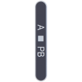 5G Glass Edge Strip Compatible For iPhone 15 / 15 Plus (Blue)