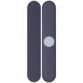 5G Glass Edge Strip Compatible For iPhone 12 Pro / 12 Pro Max (Pacific Blue)