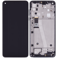 LCD Assembly With Frame Compatible For Motorola Moto G Stylus 5G (XT2131 / 2021) (Genuine OEM) (Cosmic Emerald)